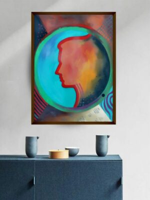 Ethereal Mind?s Colorful Journey – Framed Modern Art Prints