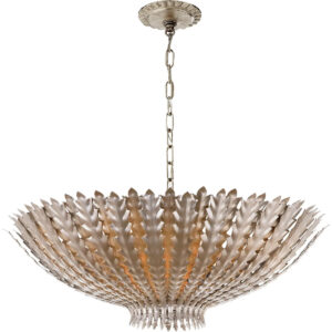 Nordic French Italian style Hampton 6 Light 26 inch Plaster White Large Copper Chandelier Ceiling Light Pendant light artistic