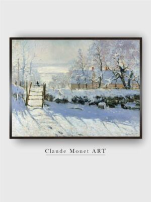 “Grey The Magpie Wooden Framed Painted Rectangular Canvas Wall Art”