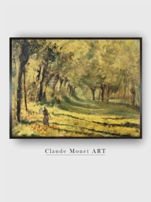 “Yellow  Black Forest Painting Wall Art”