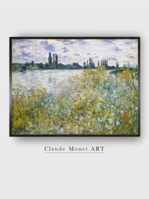 “Green & Blue Painted Framed Wall Art”