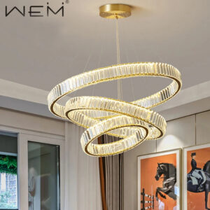 Wholesale hot style crystal chandelier round living room decoration chandelier led modern chandelier luxury nordic