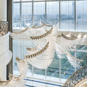 Best Price American Contemporary Creative Big Hotel Lobby Luxury Decoration E14 Chandelier Lamp