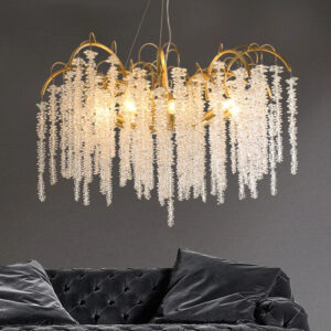 New Modern Design Hotel Lobby Living Room Luxury Chandelier Decoration Gorgeous Creative Decorative Crystal Chandelier